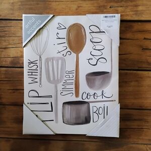 NEW Kirkland Acrylic Paint Canvas 8x10 Kitchen Decor